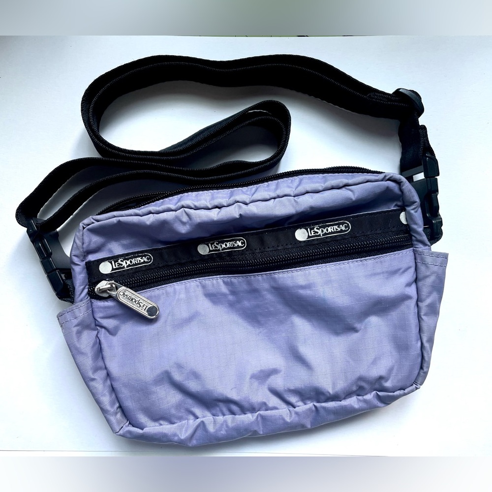 LESPORTSAC Candance Convertible Crossbody Belt Bag in Lavender Purple